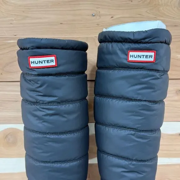 Hunter Puffer Tall Snow Boots Waterproof Insulated Winter Boots Women's Size 7 - Picture 9 of 11